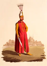 Officier van de Janitsaren, uit 